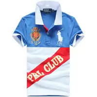 polo coton tee shirt pique slim fit classic club lx vll